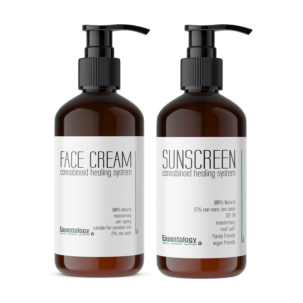Face cream and sunscreen